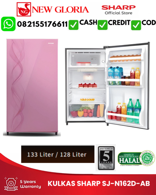 KULKAS SHARP SJ-N162D-AP