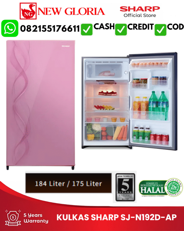 KULKAS SHARP SJ-N192D-AP