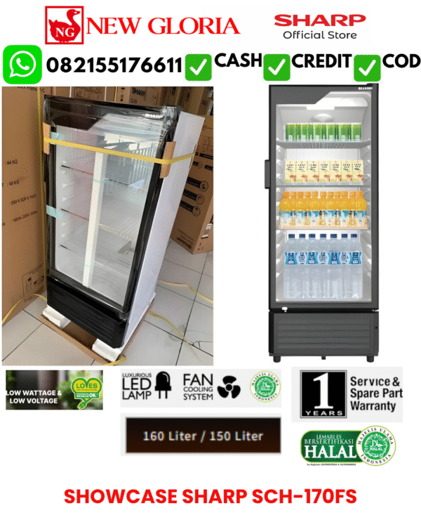 SHOWCASE SHARP SCH-170FS