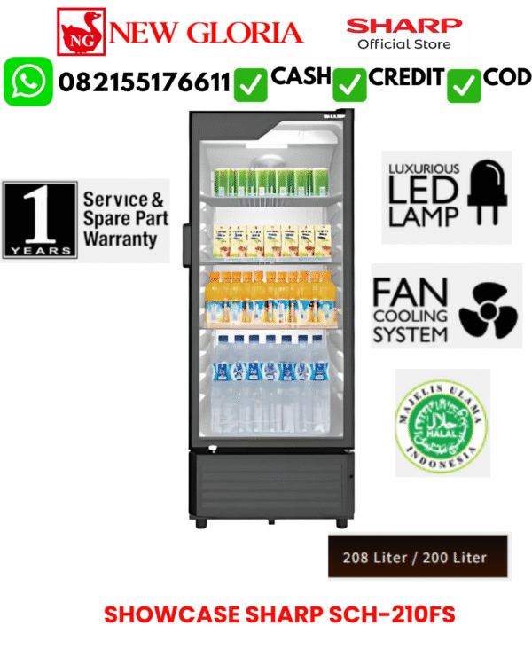 SHOWCASE SHARP SCH-210FS