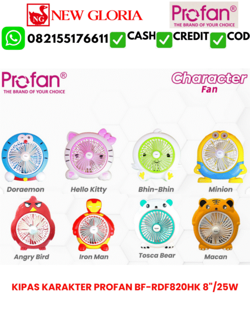 KIPAS KARAKTER PROFAN BF-RDF820HK 8"/25W