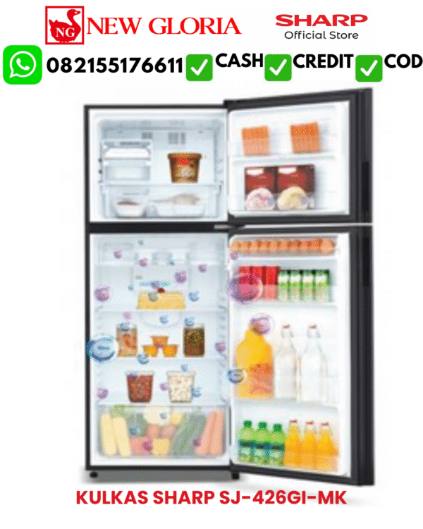 KULKAS SHARP SJ-426GI-MK