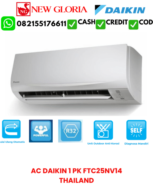 AC DAIKIN 1 PK FTC25NV14