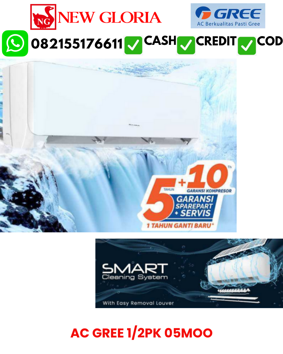AC GREE 1/2PK 05MOO