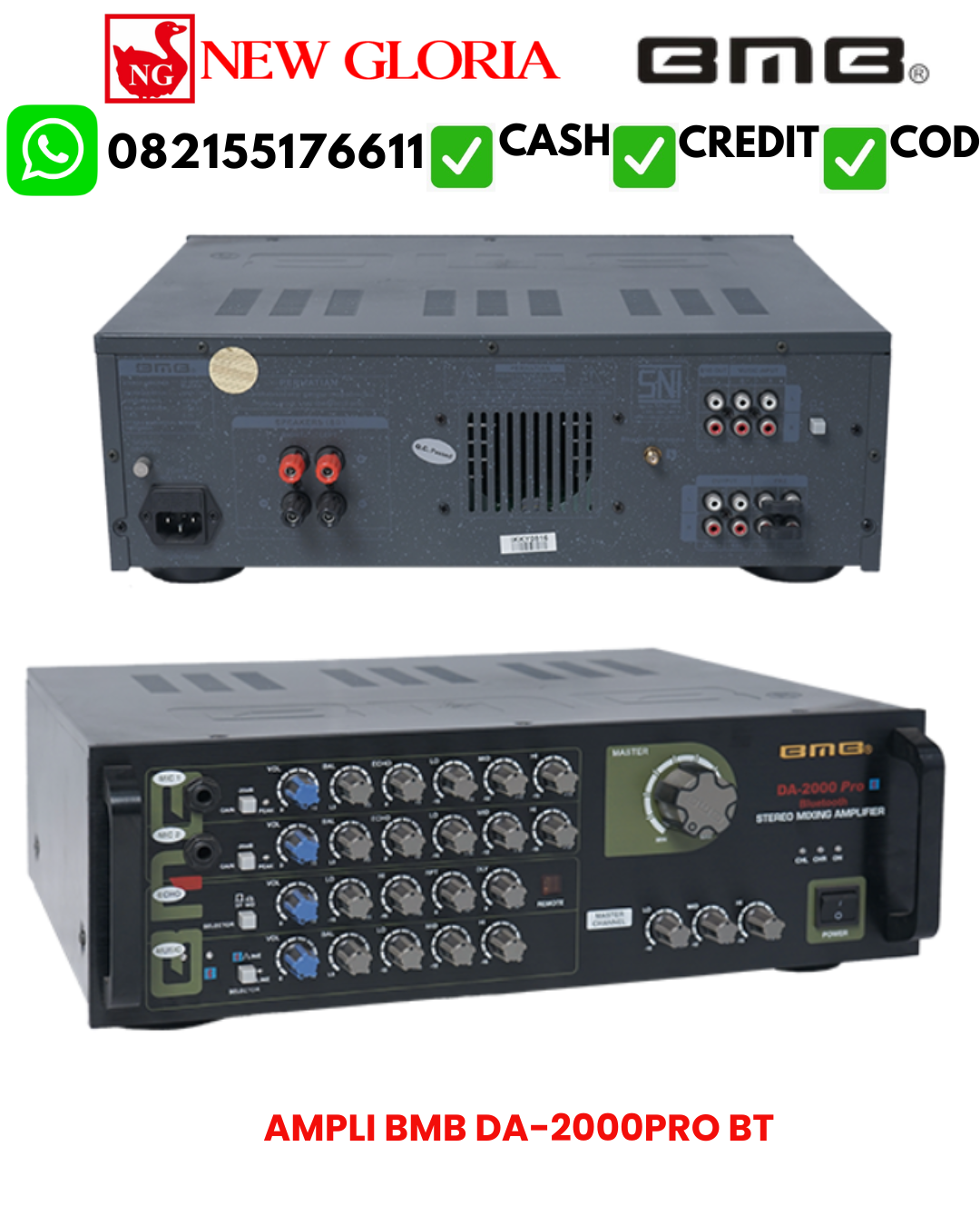 AMPLI BMB DA-2000PRO BT