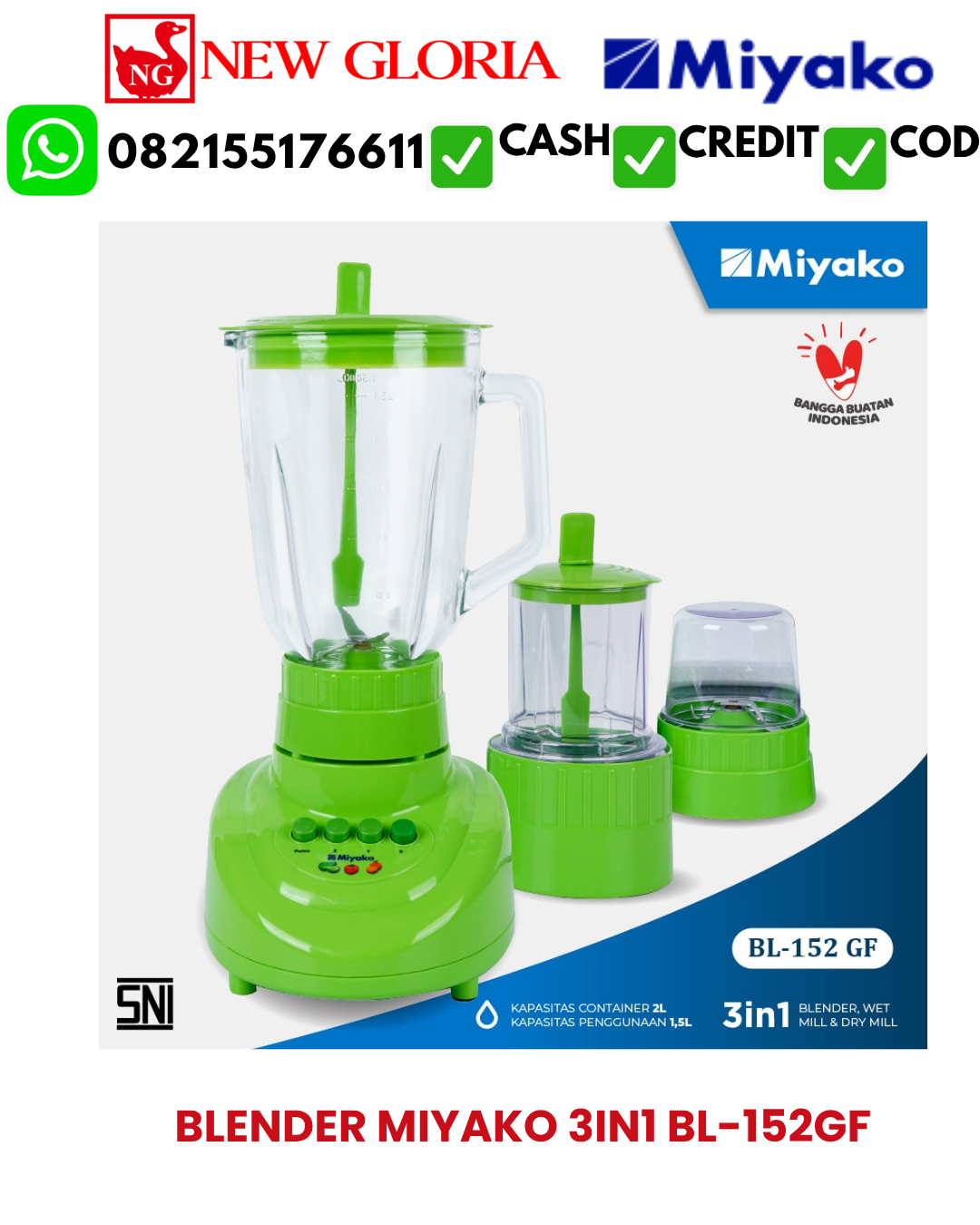 BLENDER MIYAKO BL-151GF