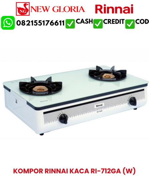 KOMPOR RINNAI KACA RI-712GA (W)