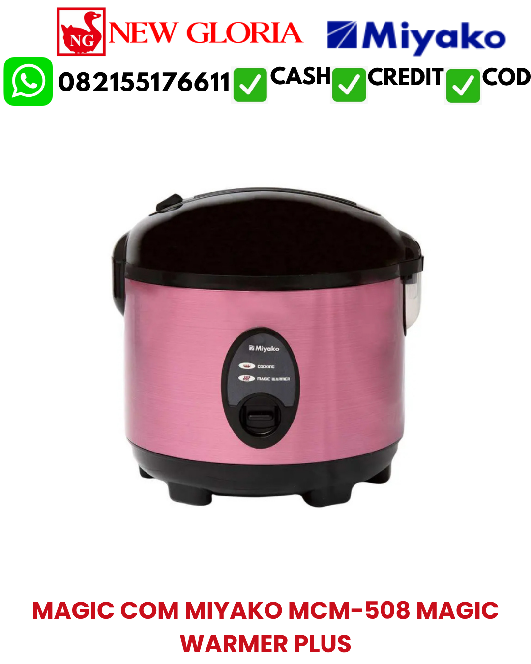 MAGIC COM MIYAKO MCM-508 MAGIC WARMER PLUS