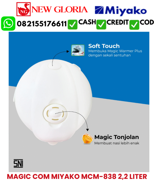 MAGIC COM MIYAKO MCM-838 2,2 LITER