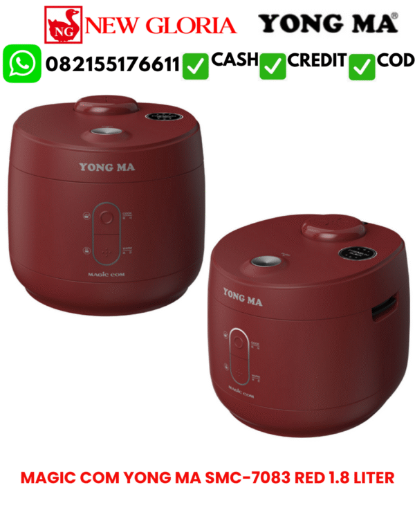 MAGIC COM YONG MA SMC-7083 RED 1.8 LITER