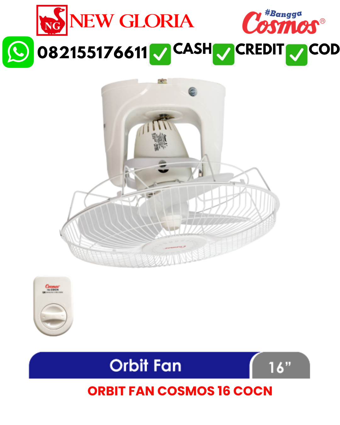 ORBIT FAN COSMOS 16 COCN