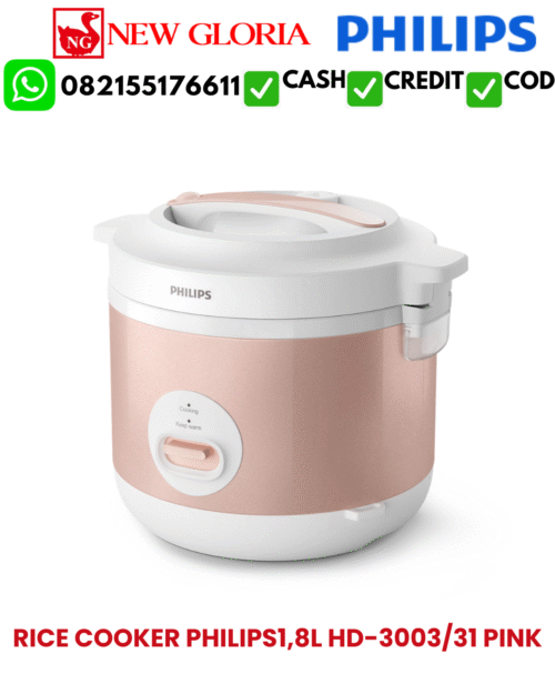 RICE COOKER PHILIPS1,8L HD-3003/31 PINK