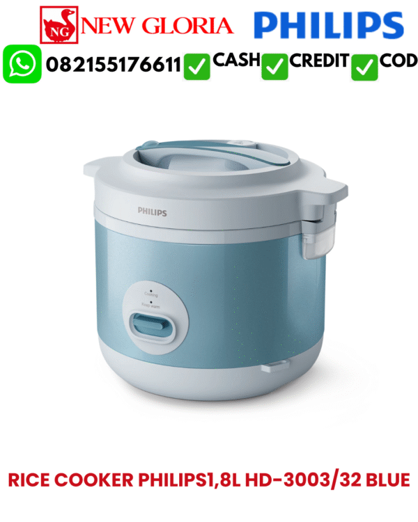 RICE COOKER PHILIPS1,8L HD-3003/32 BLUE