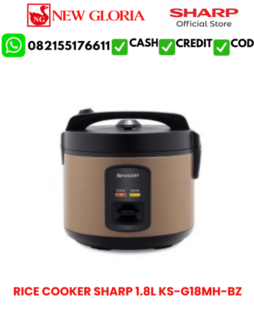 RICE COOKER SHARP 1.8L KS-G18MH-BZ
