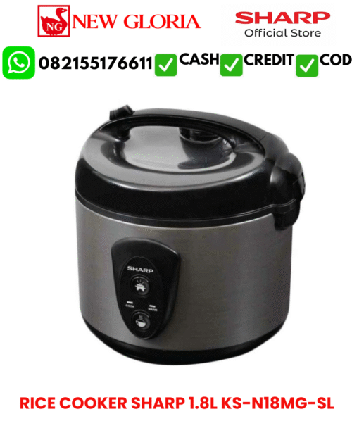 RICE COOKER SHARP 1.8L KS-N18MG-SL