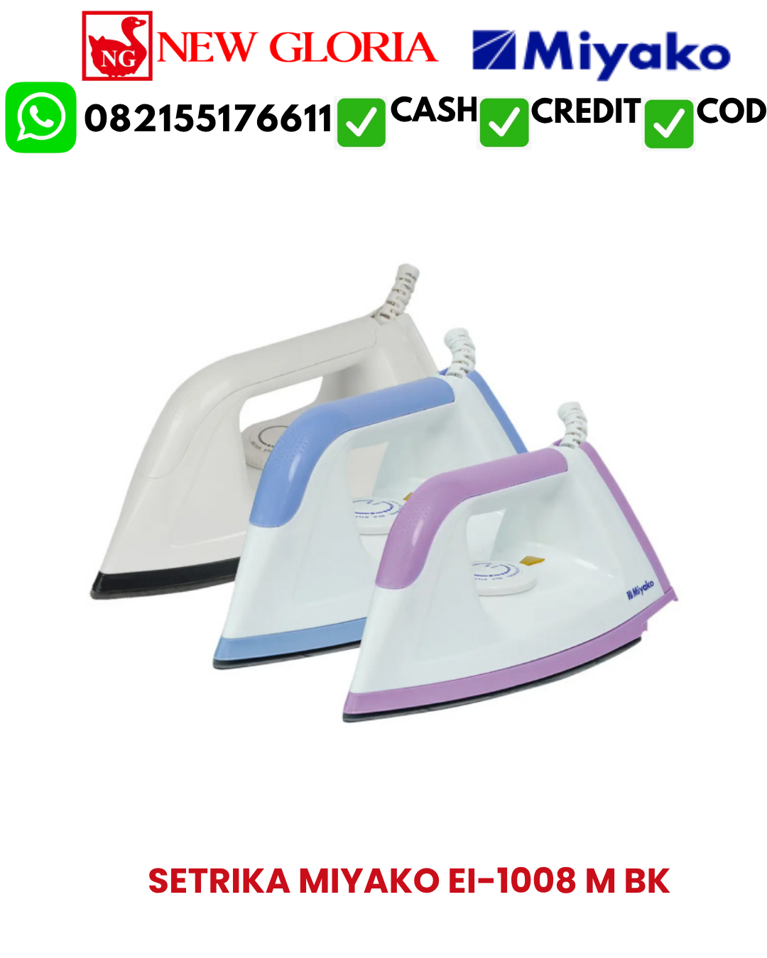SETRIKA MIYAKO EI-1008 M BL