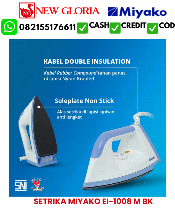 SETRIKA MIYAKO EI-1008 M BK