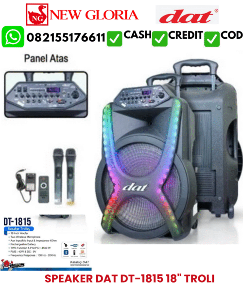 SPEAKER DAT DT-1815 18" TROLI