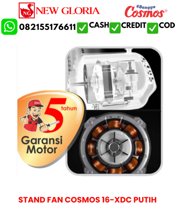 STAND FAN COSMOS 16-XDC PUTIH