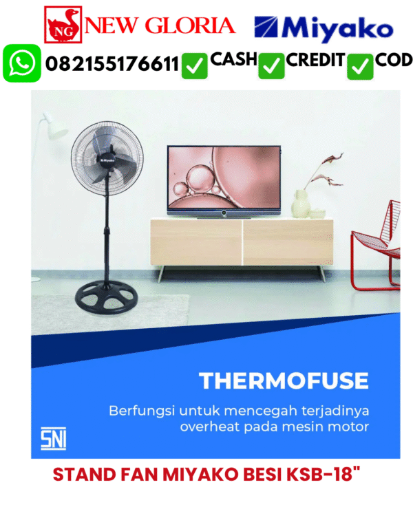 STAND FAN MIYAKO BESI KSB-18"